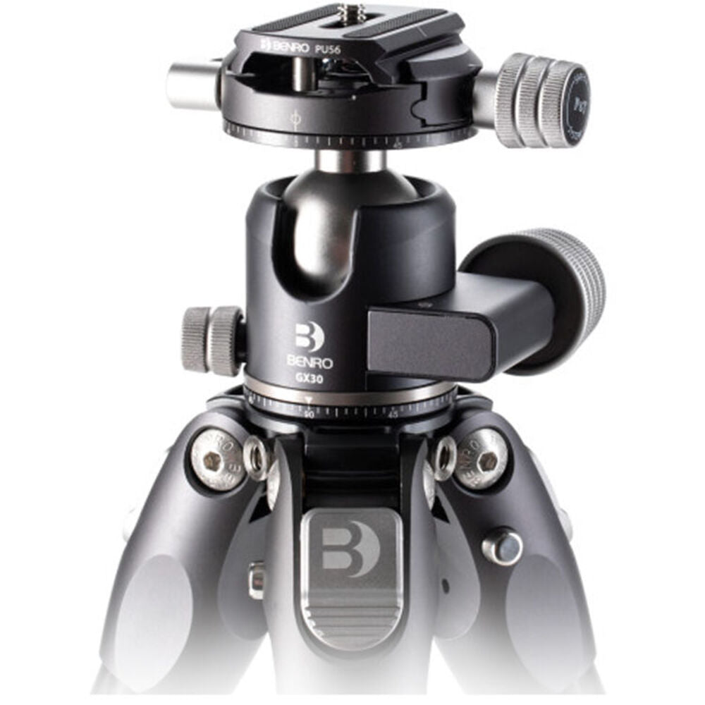 Open Box Benro Tortoise 24C Columnless Carbon Fiber Two Series Tripod GX30 Ball Head