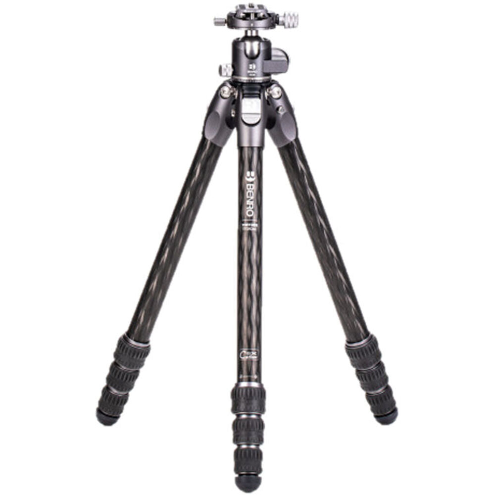Open Box Benro Tortoise 24C Columnless Carbon Fiber Two Series Tripod GX30 Ball Head