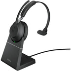  Jabra Evolve2 65 UC USB-A Mono Bluetooth Headset with Stand 