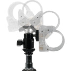 Nanlite LED Pavotube Mounting Clip with Mini Ballhead