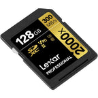 Lexar Professional 2000x SDHC/SDXC UHS-II SD Card - 128GB
