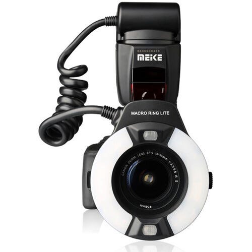 Meike TTL Macro Ring Flash Speedlight - Canon 