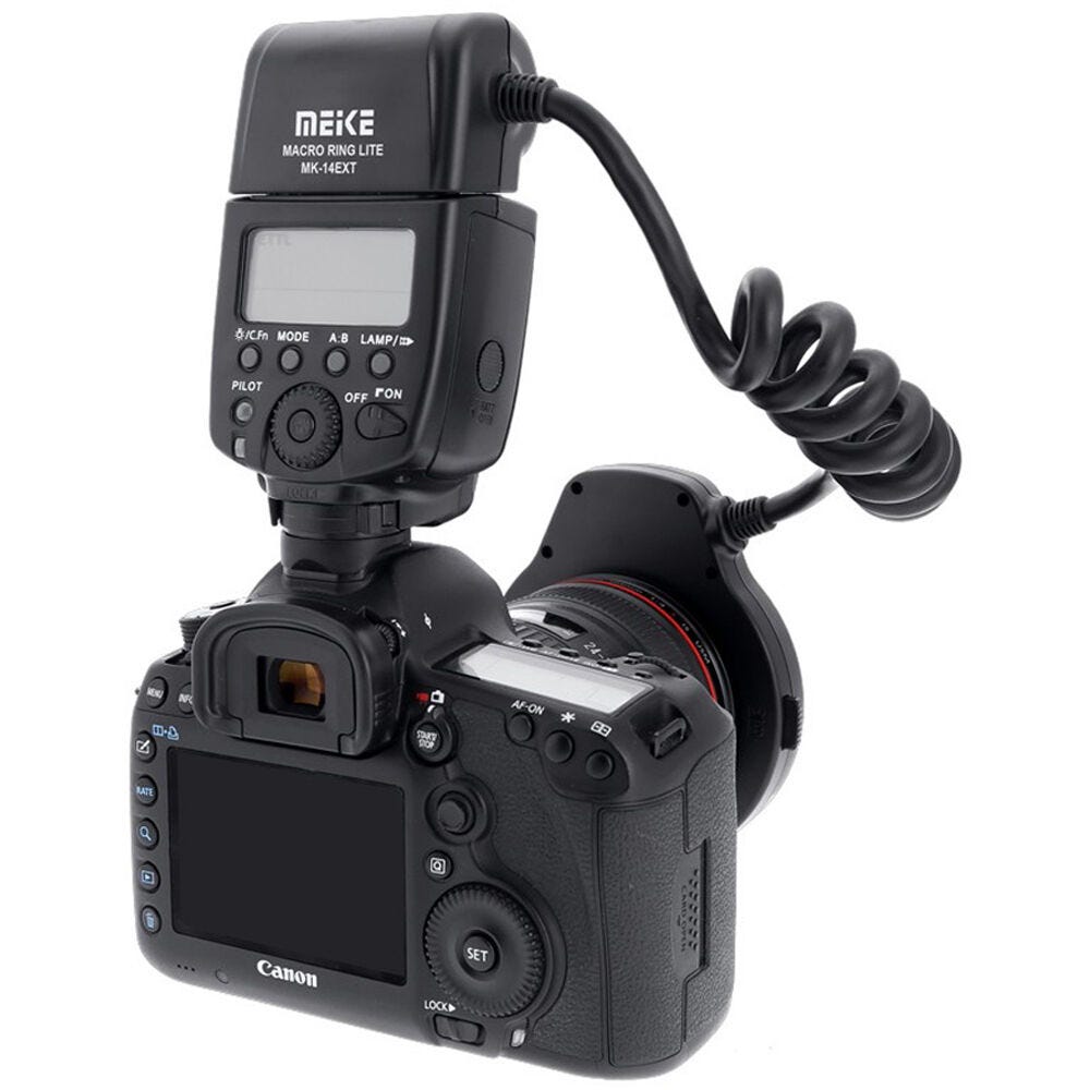 Meike TTL Macro Ring Flash Speedlight - Canon 