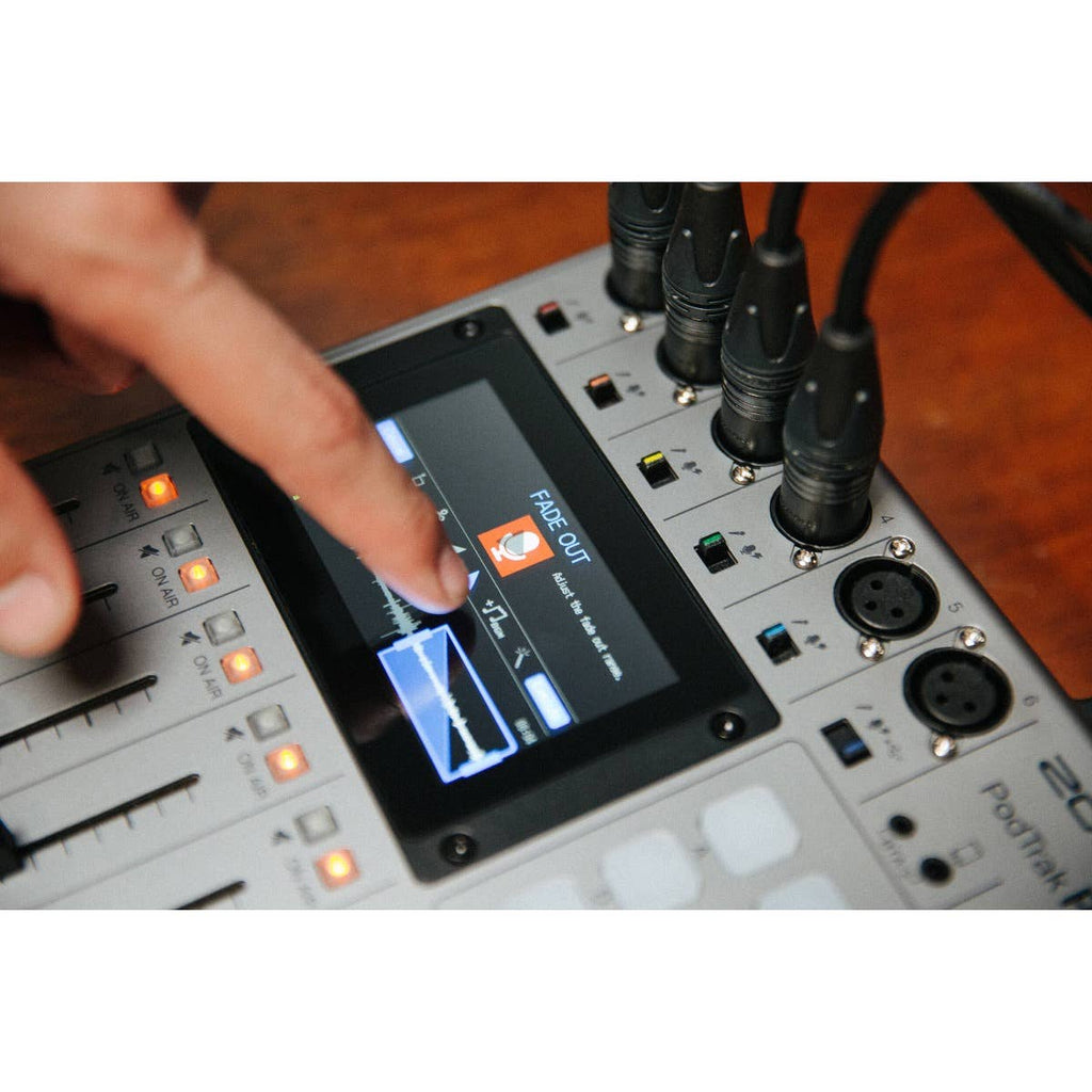 Zoom PodTrak P8 Portable Podcast Mic Kit with ZDM-1