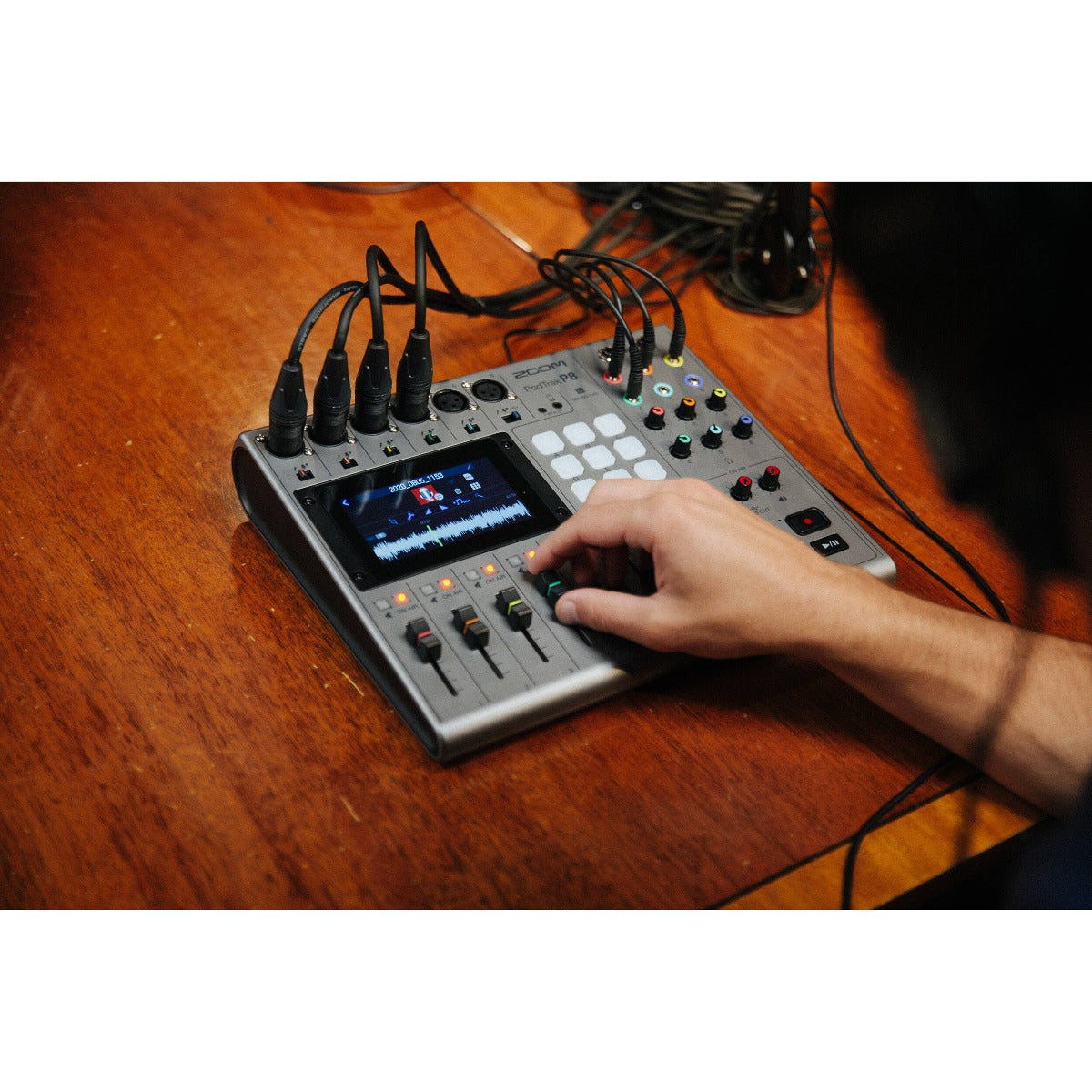 Zoom PodTrak P8 Portable MultiTrak Podcast Recorder
