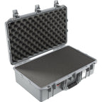 Pelican 1555 Air Case - Silver with Foam