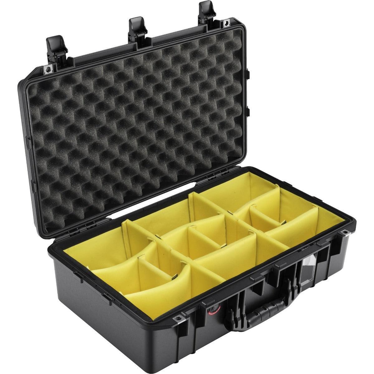 Pelican 1555 Air Case - Black with Padded Dividers 