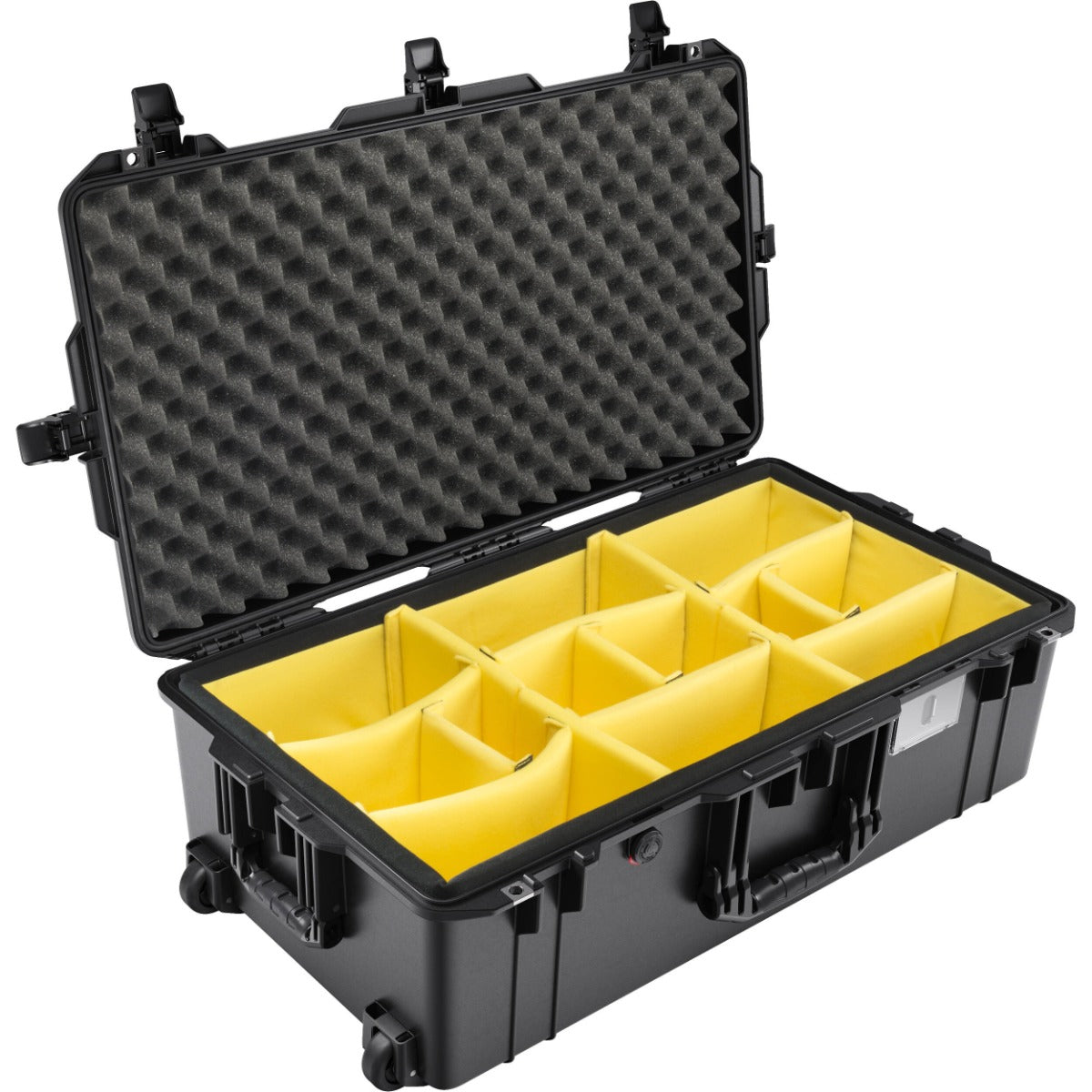 Pelican 1615 Air Case - Black with Padded Dividers