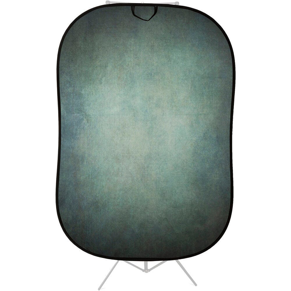 Manfrotto Vintage Collapsible Background Ink/Sage - 1.5x2.1m