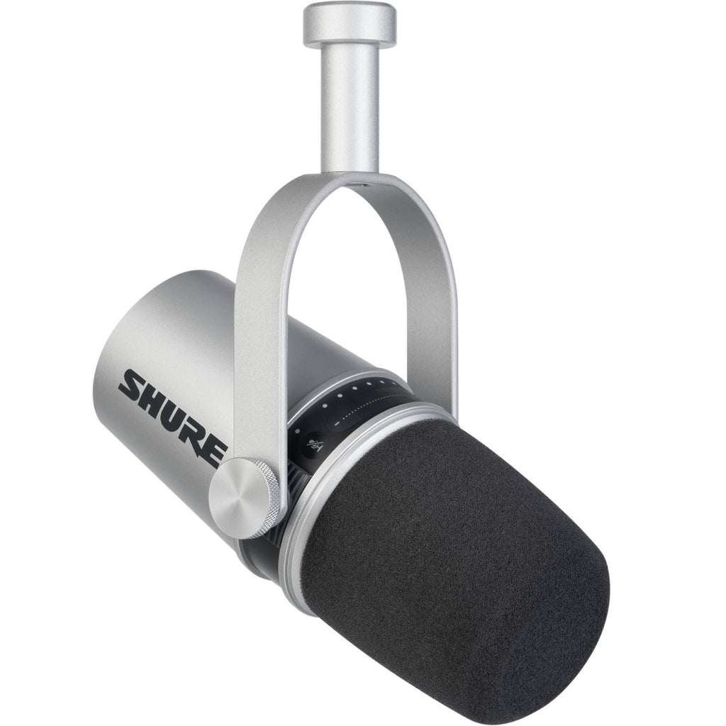 Shure MV7 - Podcast Microphone (Silver)