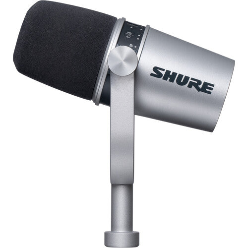 Shure MV7 - Podcast Microphone (Silver)