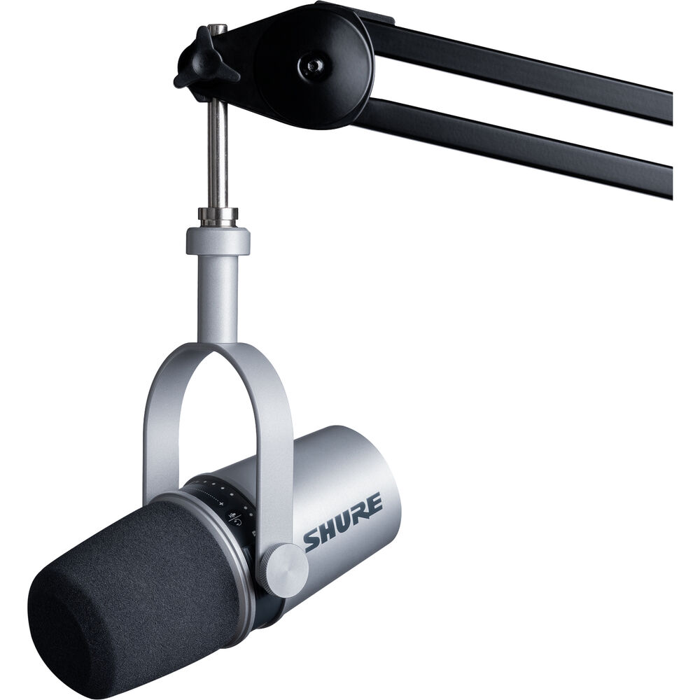 Shure MV7 - Podcast Microphone (Silver)