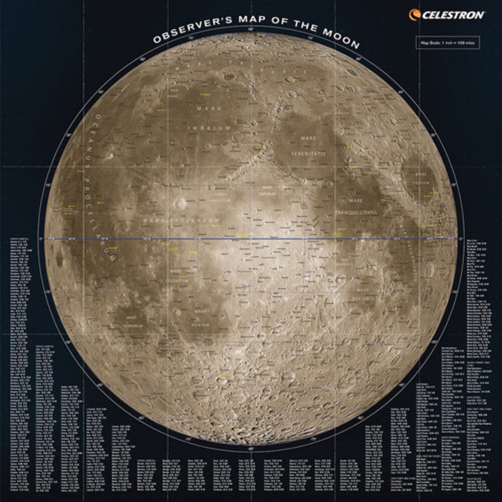 Celestron Observer's Moon Map (93704)