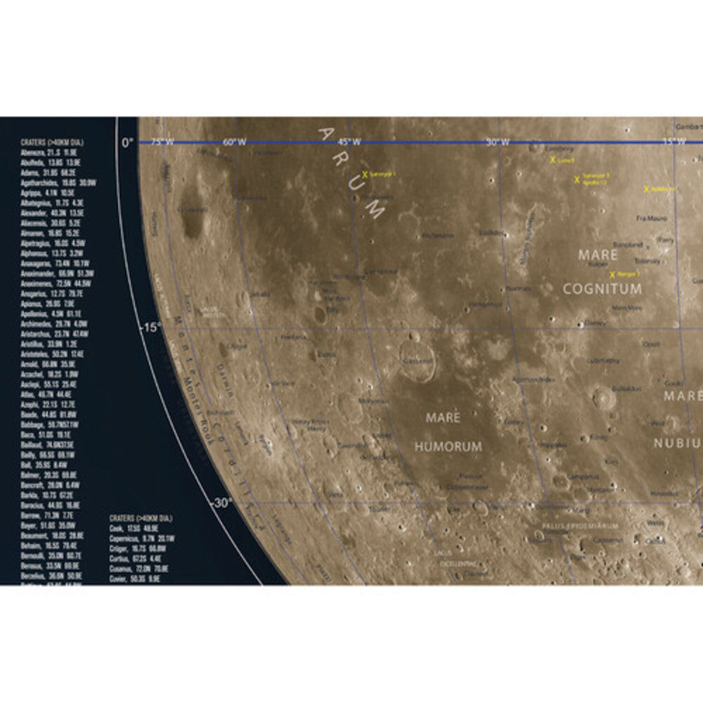 Celestron Observer's Moon Map (93704)