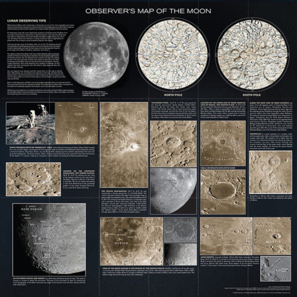 Celestron Observer's Moon Map (93704)