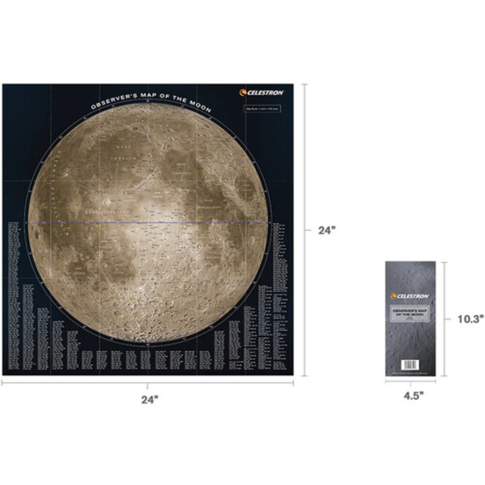 Celestron Observer's Moon Map (93704)