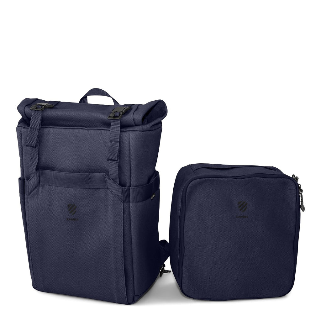 Langly -Weekender Backpack with Cube -Navy 