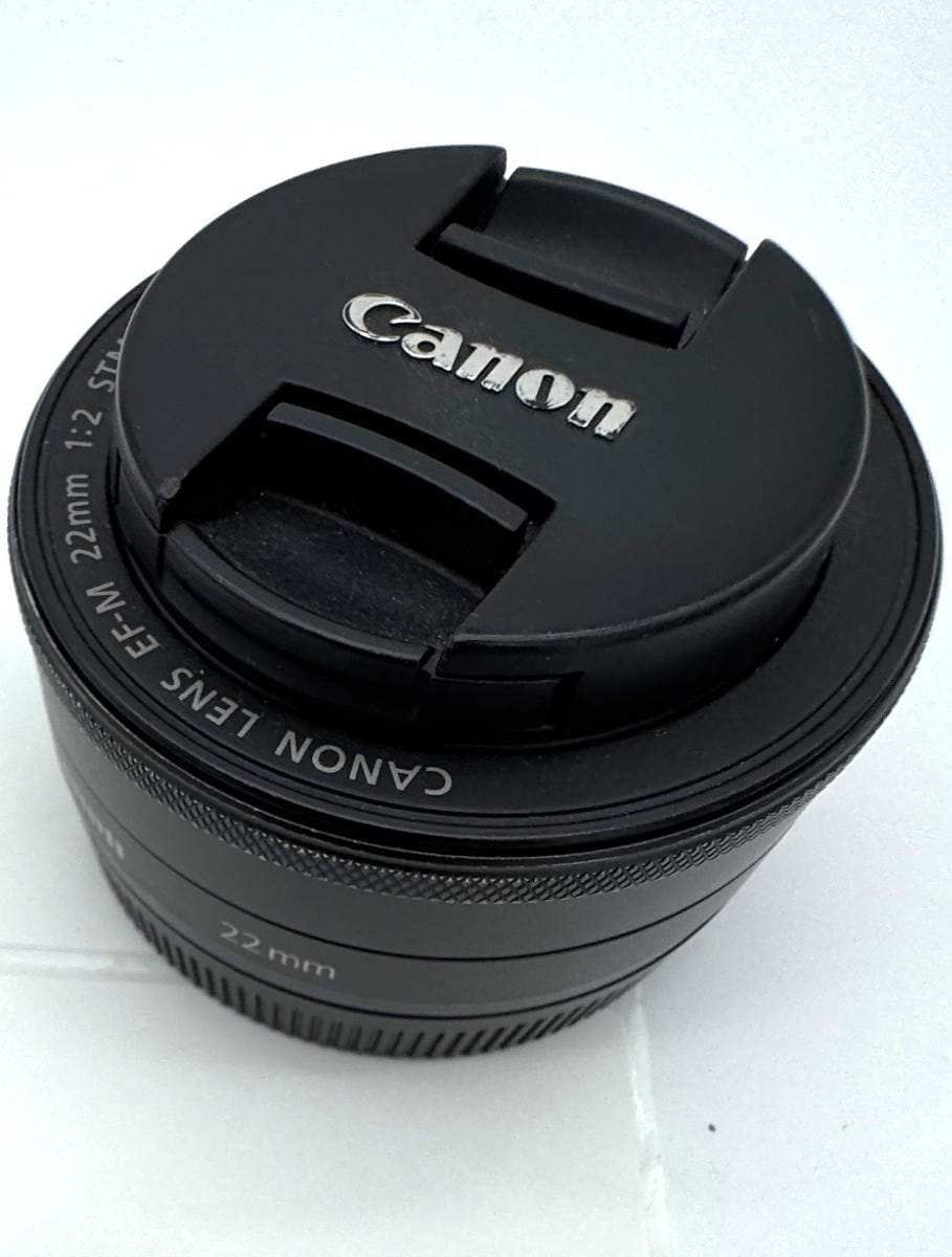 Used Canon EF-M 22mm f/2 STM Prime Lens S/N 472202001586