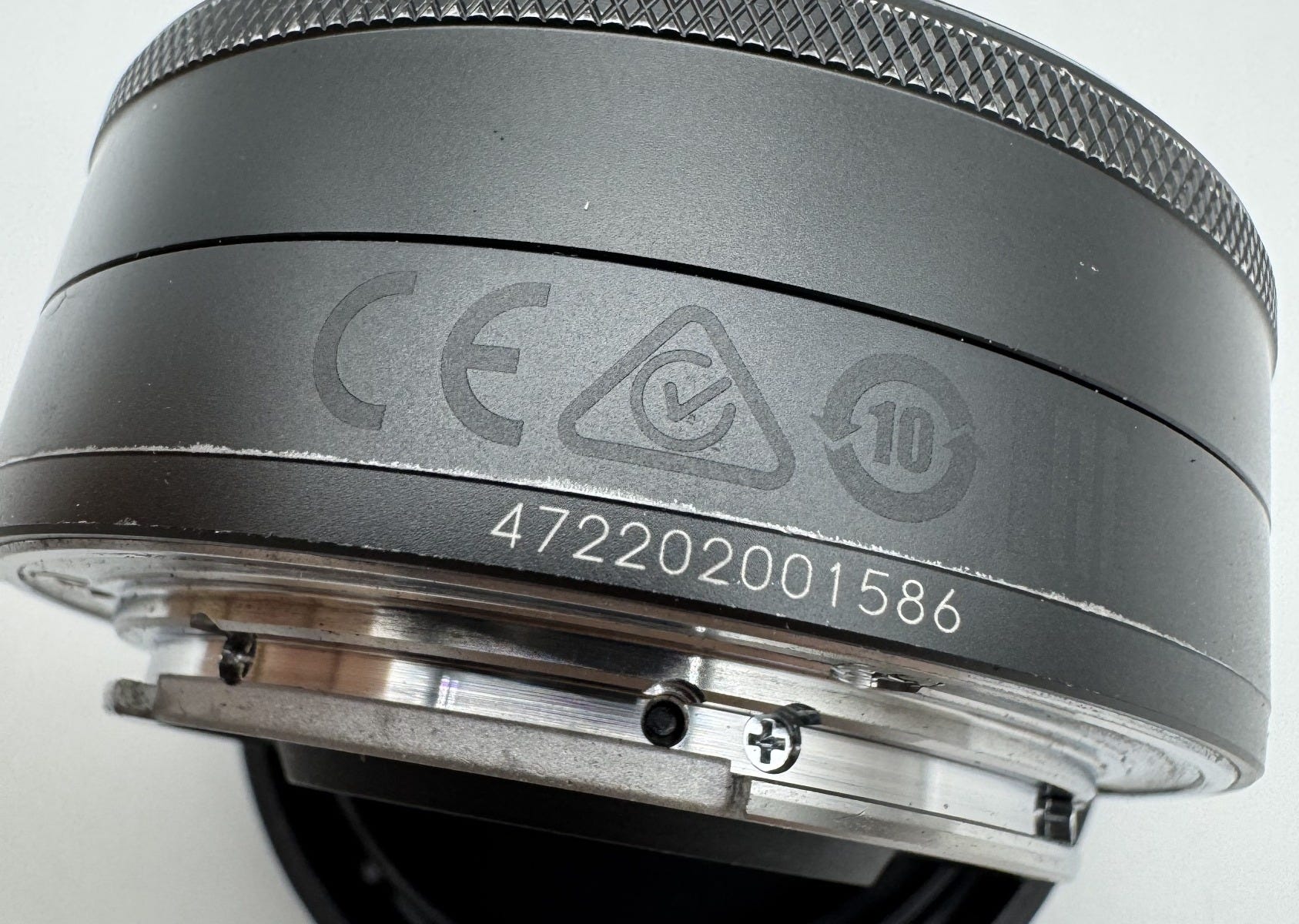 Used Canon EF-M 22mm f/2 STM Prime Lens S/N 472202001586