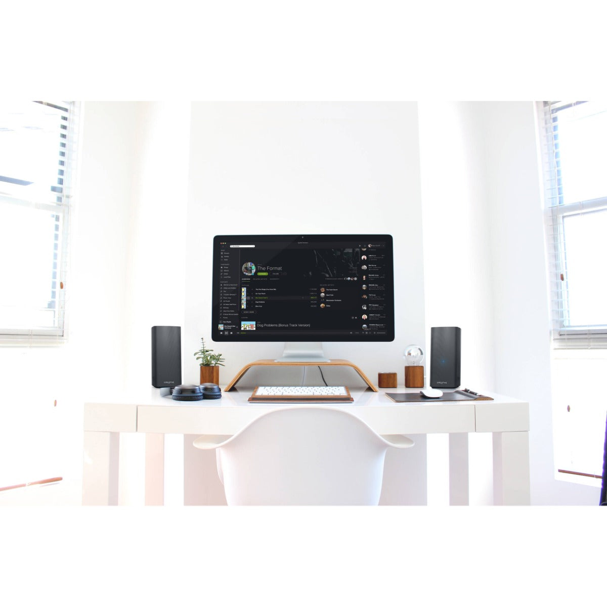 Creative T100 Compact Hi-Fi BT Speakers (Black)