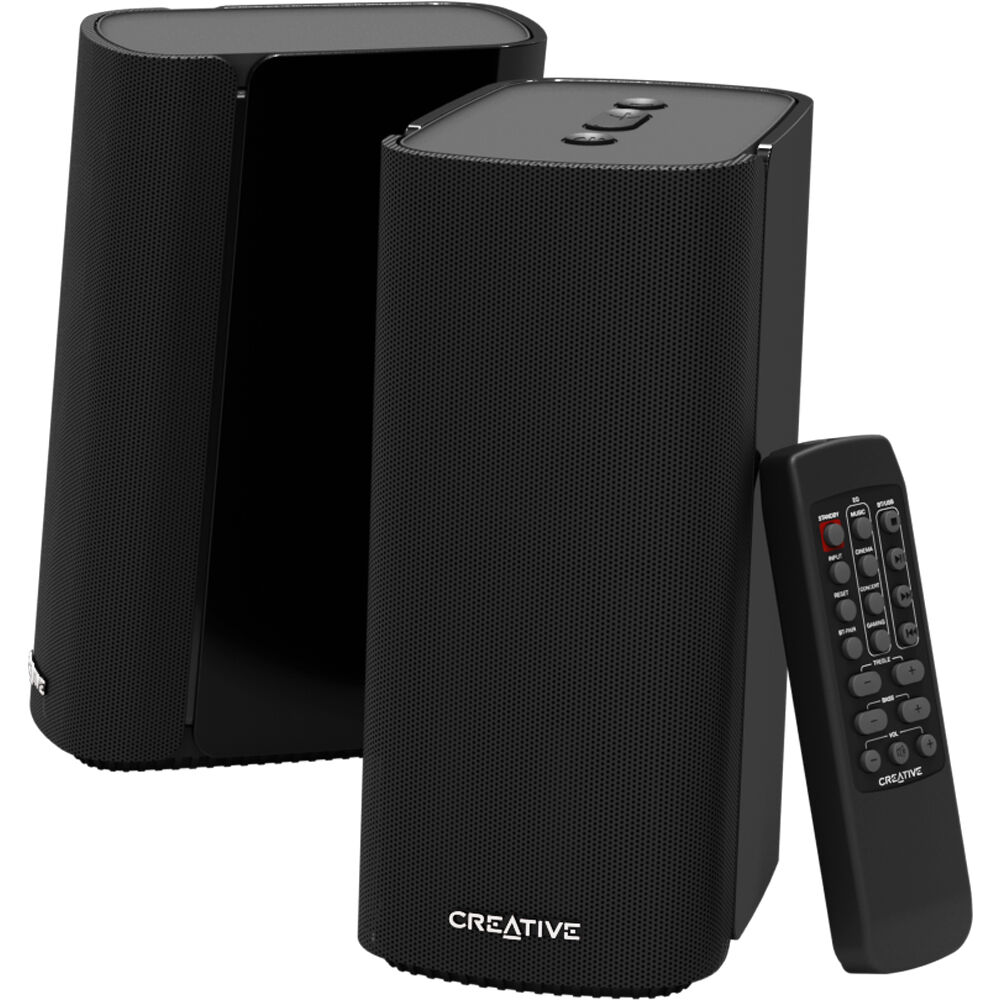 Creative T100 Compact Hi-Fi BT Speakers (Black)