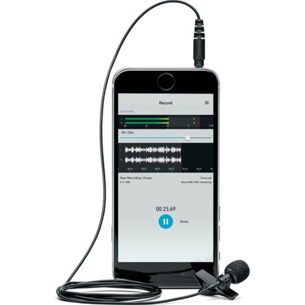Shure MVL - Lavalier Microphone for Smartphone or Tablet