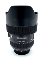 Used Sigma 14-24mm f/2.8 DG HSM Nikon Art Series F Mount S/N 54884697 