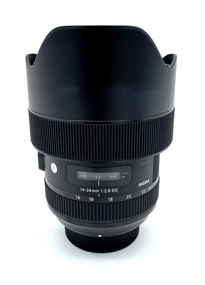 Used Sigma 14-24mm f/2.8 DG HSM Nikon Art Series F Mount S/N 54884697 