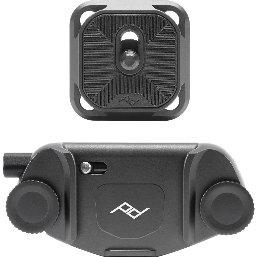 Peak Design Capture Camera Clip (v3) - Black - with Standard Plate