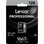 Lexar Professional 1667x SDXC UHS-II SD Card - 128GB