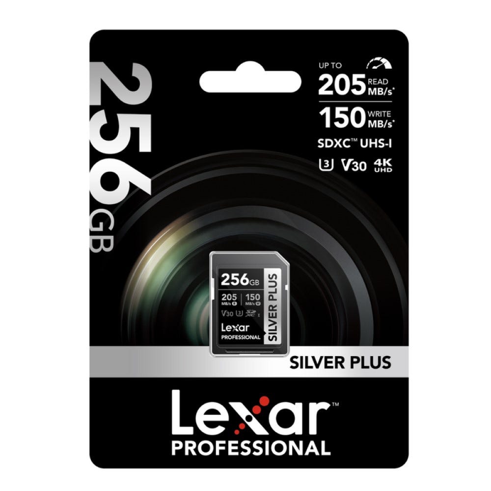 Lexar Professional Silver Plus SDXC Card - 256GB