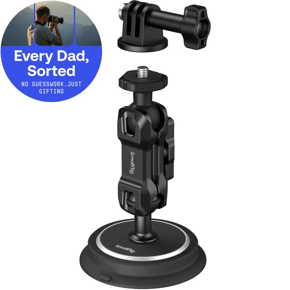 SmallRig Magic Arm Magnetic Suction Cup Mounting Support Kit for Action Cameras 4466