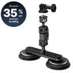 SmallRig Dual Magnetic Suction Cup Mounting Support Kit for Action Cameras 4467