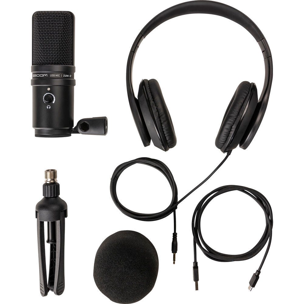 Zoom ZUM-2 USB Podcast Microphone Pack