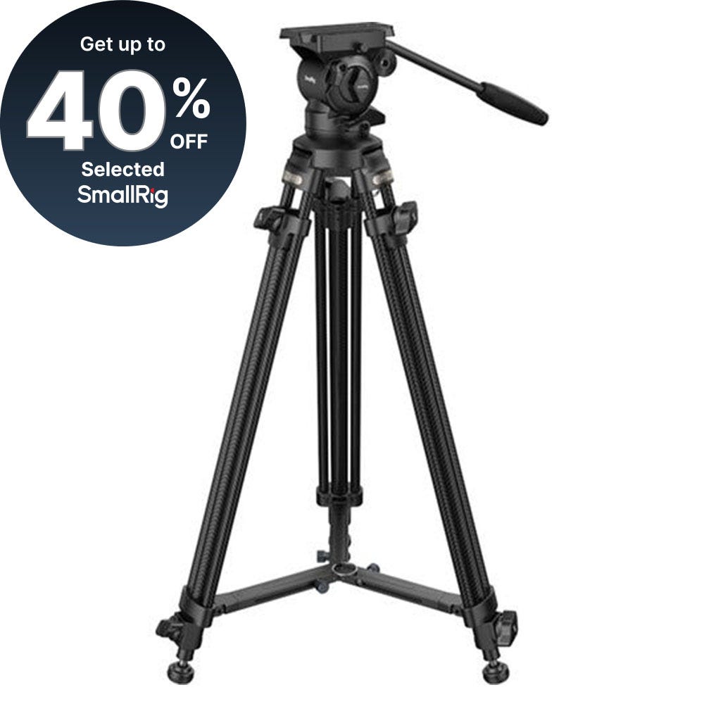 SmallRig Lightweight Video Carbon Fiber Tripod Kit AD-50 4685