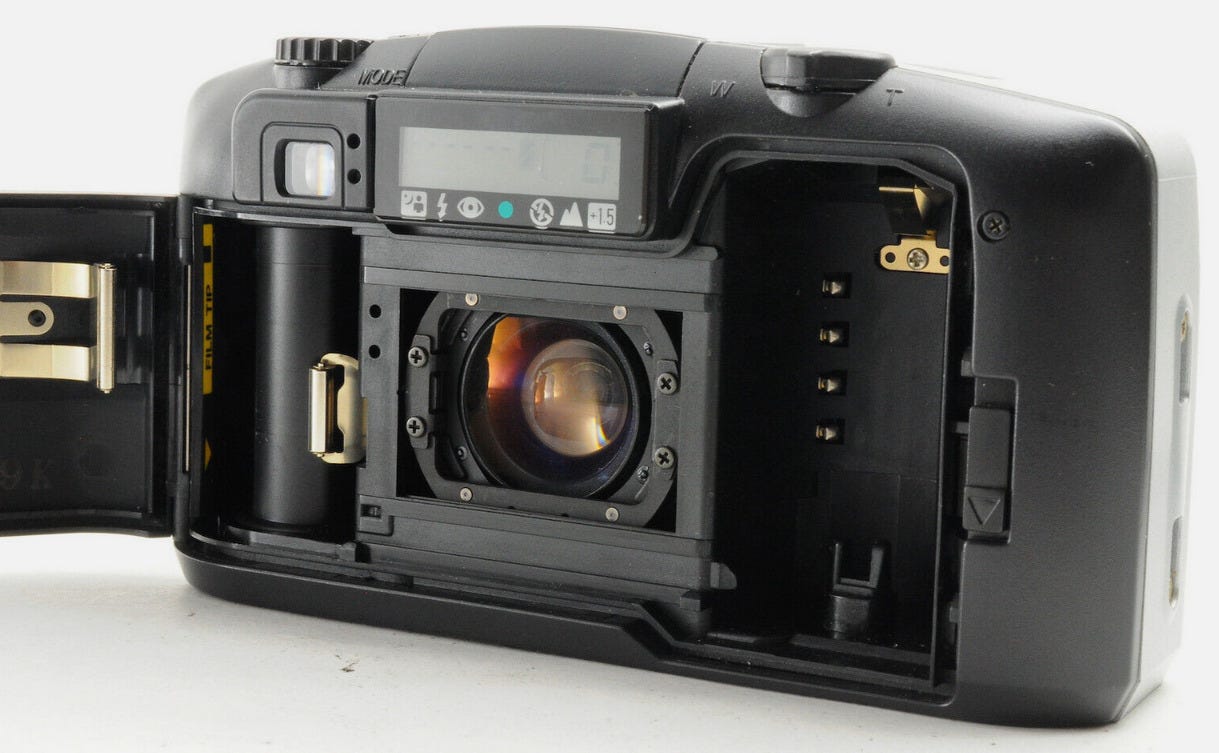 Used  Konica Z-up 150 VP Black & Gold 38-150mm - 35mm Film Camera  SN:6151191