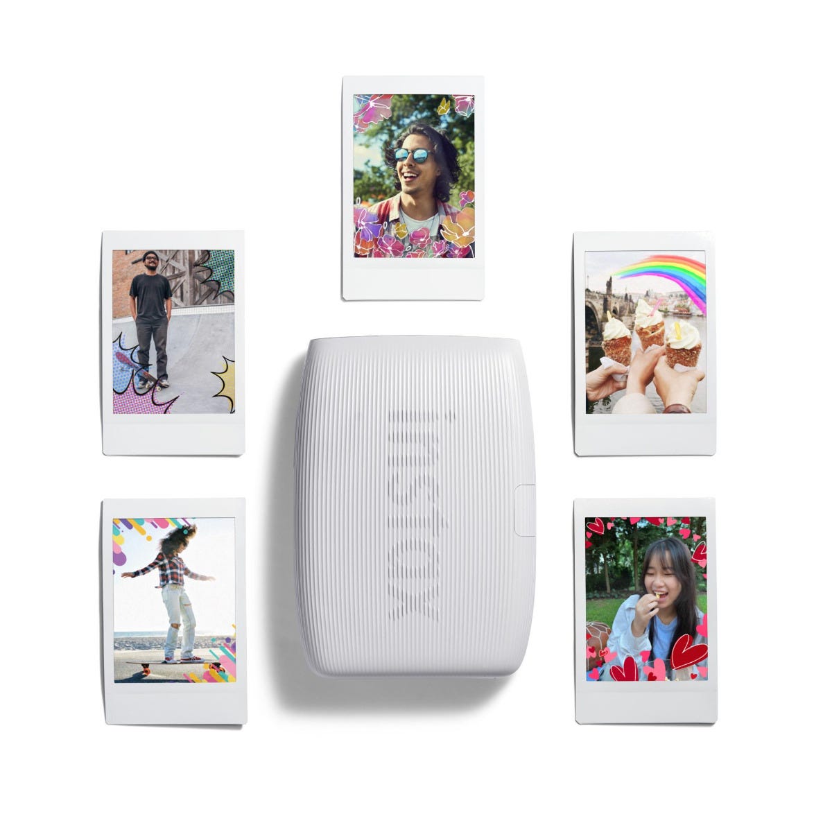 FUJIFILM INSTAX Mini Link 3 Printer (Clay White)