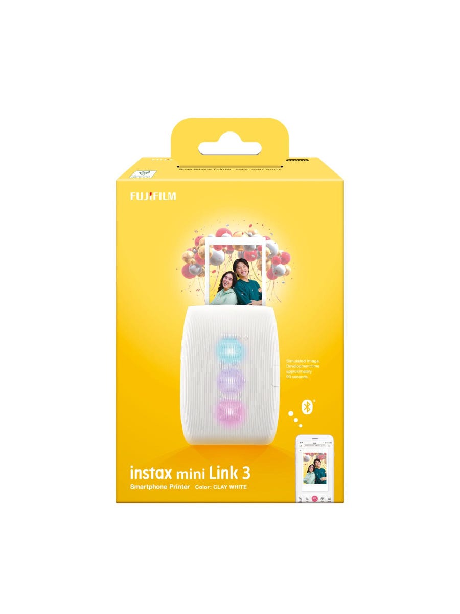FUJIFILM INSTAX Mini Link 3 Printer (Clay White)