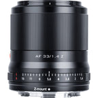Viltrox AF 33mm f/1.4 APS-C Lens - Nikon Z-Mount