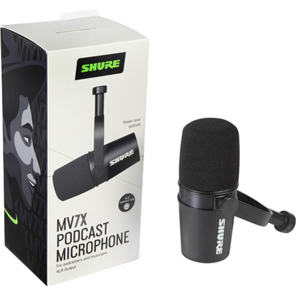 Shure MV7X - XLR Podcast Microphone