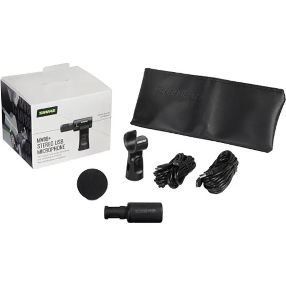 Open Box Shure MV88+ - Stereo USB Microphone