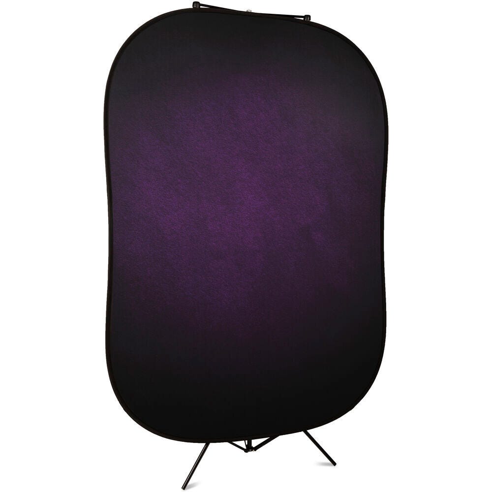 Manfrotto Vintage Collapsible Background Aubergine/Crimson - 1.5x2.1m