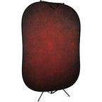 Manfrotto Vintage Collapsible Background Aubergine/Crimson - 1.5x2.1m