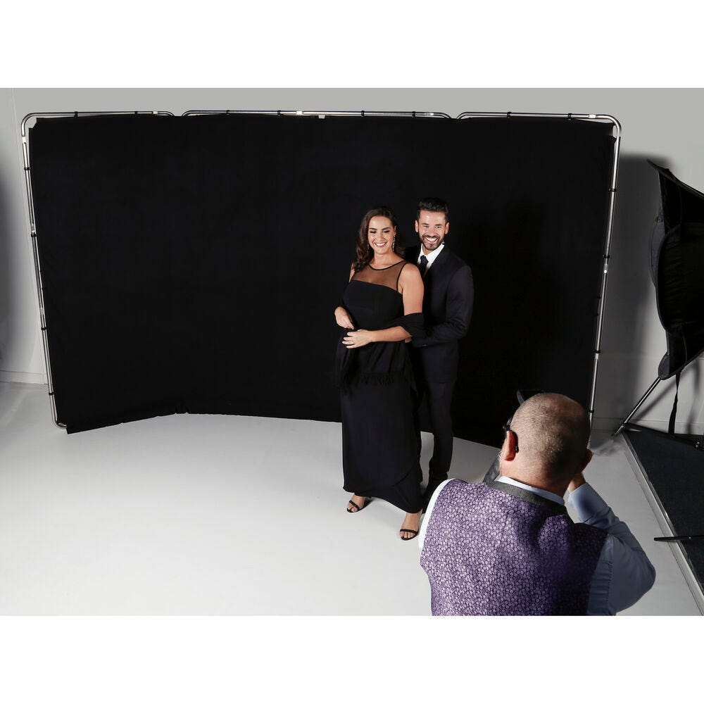 Manfrotto Panoramic Background Black - 4m