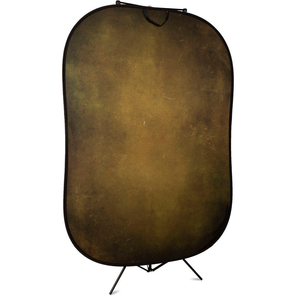 Manfrotto Vintage Collapsible Background Tobacco/Olive - 1.5x2.1m