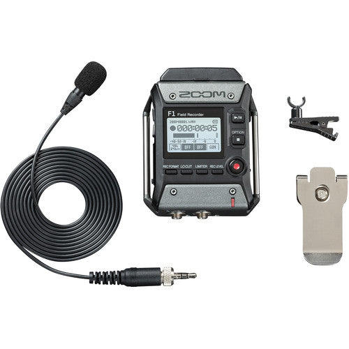 Zoom F1 Field Recorder and Lav Mic Pack