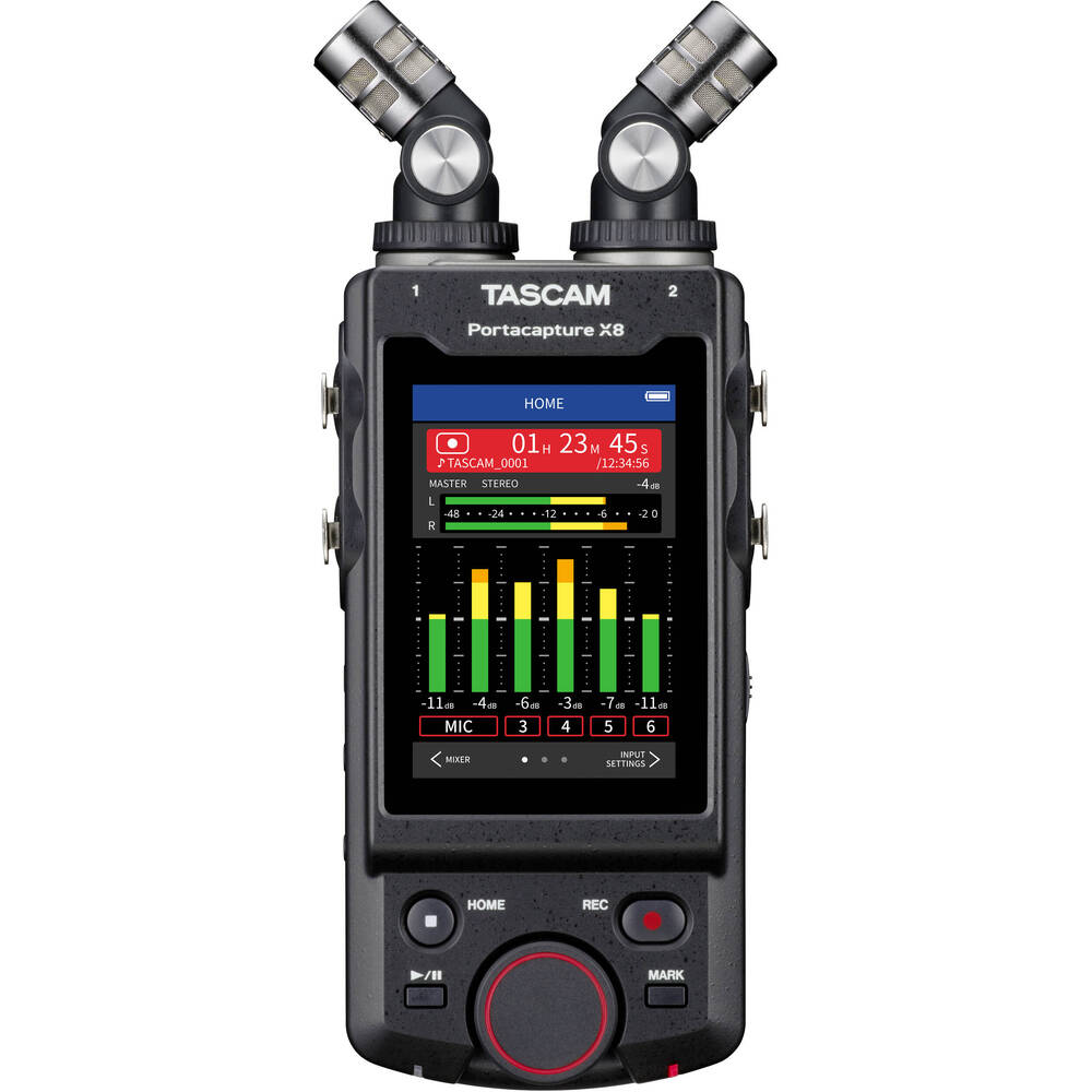 Tascam Portacapture X8 8-Channel 32-Bit Float Portable Audio Field Recorder