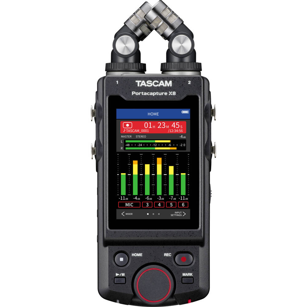 Tascam Portacapture X8 8-Channel 32-Bit Float Portable Audio Field Recorder