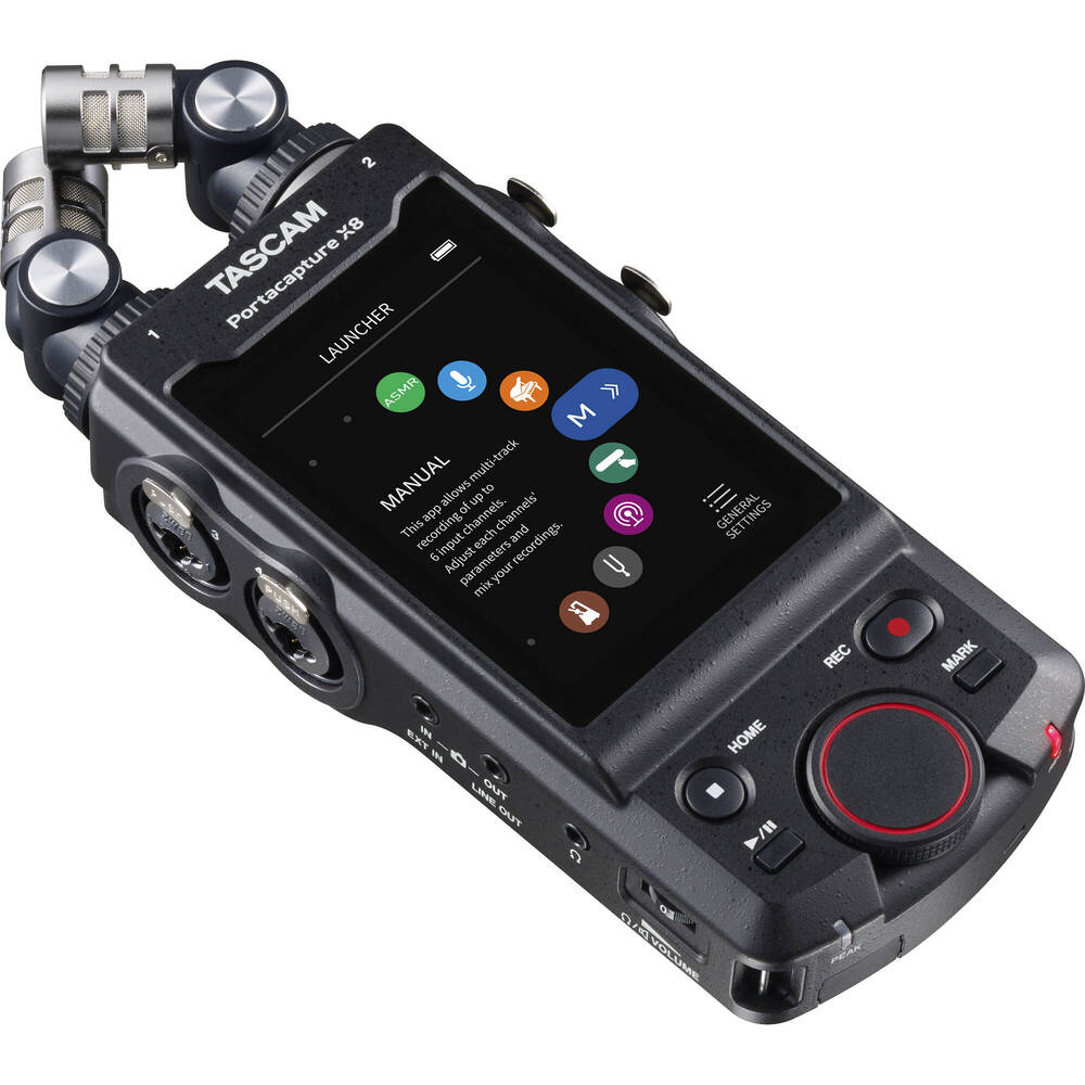 Tascam Portacapture X8 8-Channel 32-Bit Float Portable Audio Field Recorder