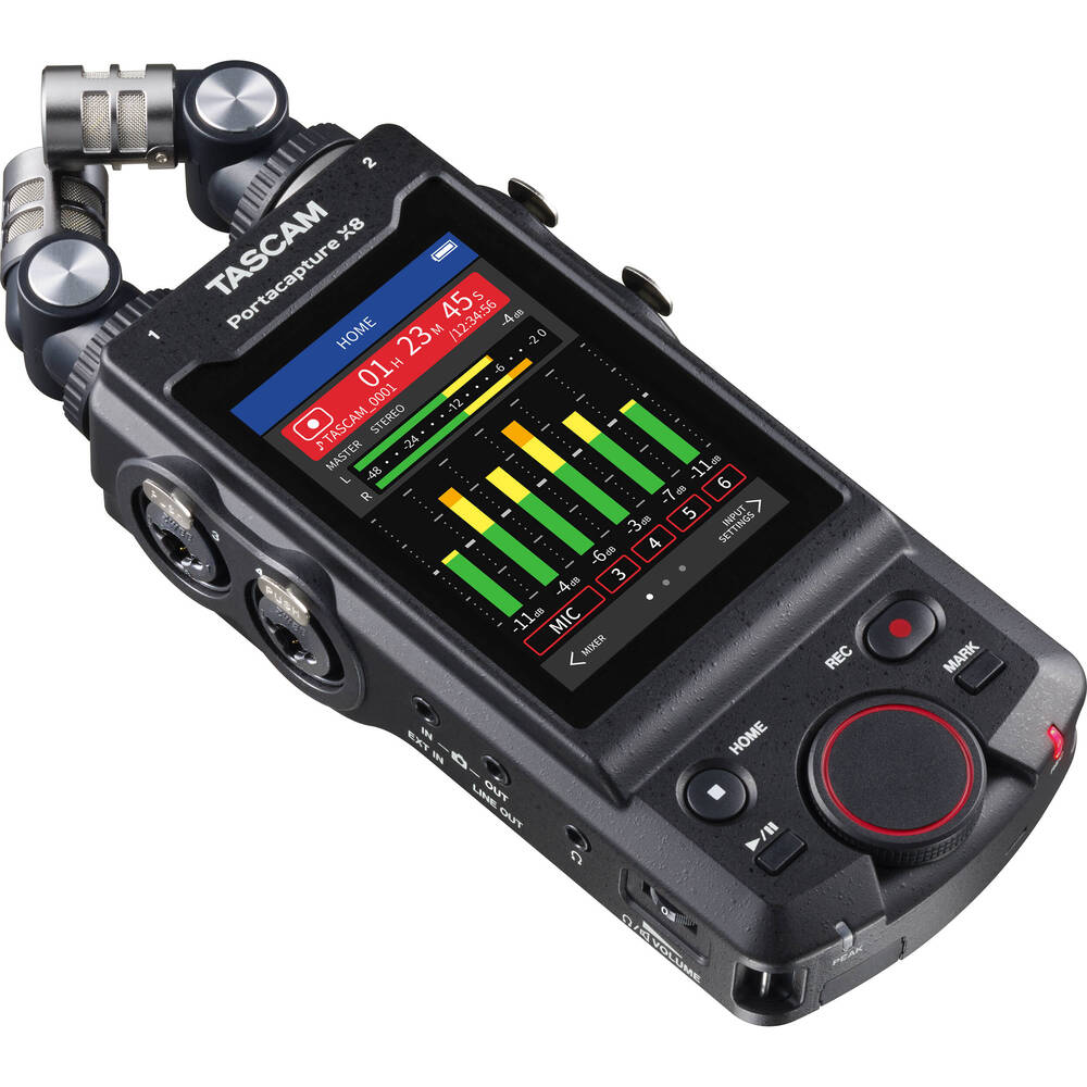 Tascam Portacapture X8 8-Channel 32-Bit Float Portable Audio Field Recorder